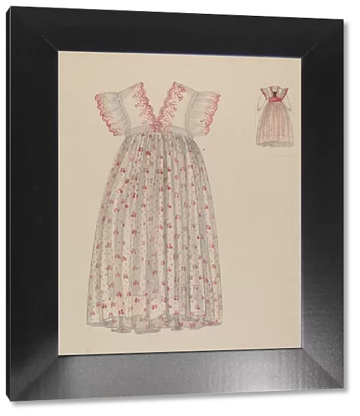 Girls Dress, c. 1937. Creator: Verna Tallman