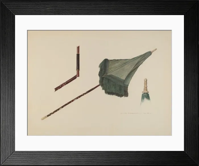 Framed Print : Parasol, c. 1939. Creator: John Swientochowski Framed Print : Parasol, c. 1939. Creator: John Swientochowski