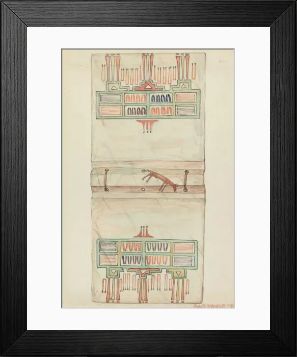 Framed Print : Parchment Book Cover, 1935 / 1942. Creator: Robert W. R. Taylor Framed Print : Parchment Book Cover, 1935 / 1942. Creator: Robert W. R. Taylor