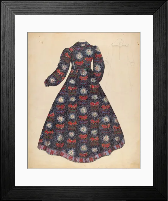 Framed Print : Wrapper, c. 1936. Creator: Mae Szilvasy Framed Print : Wrapper, c. 1936. Creator: Mae Szilvasy