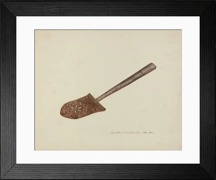Framed Print : Spatula, c. 1939. Creator: John Swientochowski Framed Print : Spatula, c. 1939. Creator: John Swientochowski