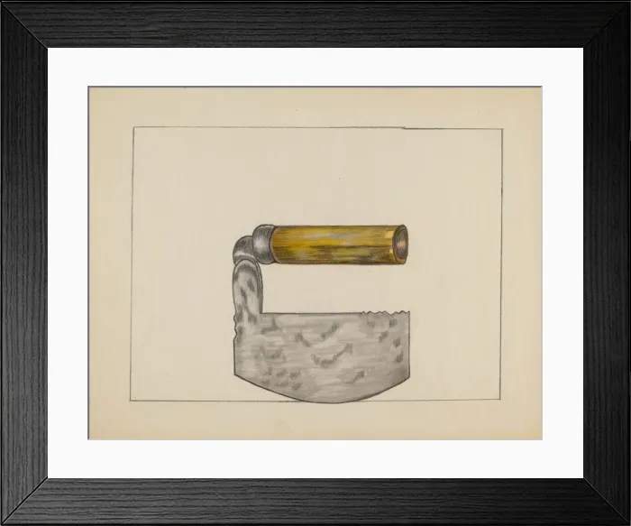 Framed Print : Chopping Blade, c. 1936. Creator: Mae Szilvasy Framed Print : Chopping Blade, c. 1936. Creator: Mae Szilvasy