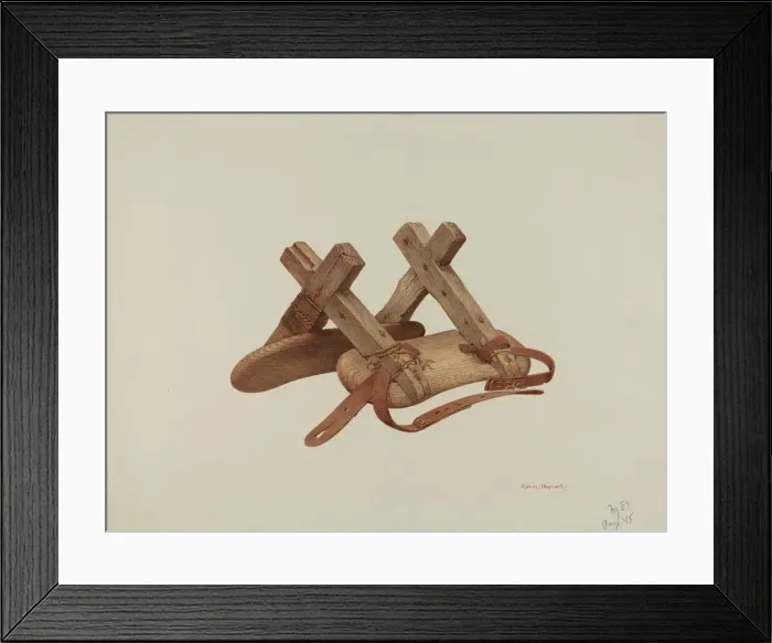 Framed Print : Pack Saddle, c. 1940. Creator: Robert W. R. Taylor Framed Print : Pack Saddle, c. 1940. Creator: Robert W. R. Taylor