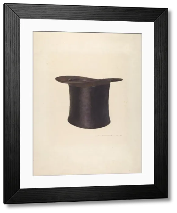 Framed Print : High Silk Hat, 1935 / 1942. Creator: John Swientochowski Framed Print : High Silk Hat, 1935 / 1942. Creator: John Swientochowski