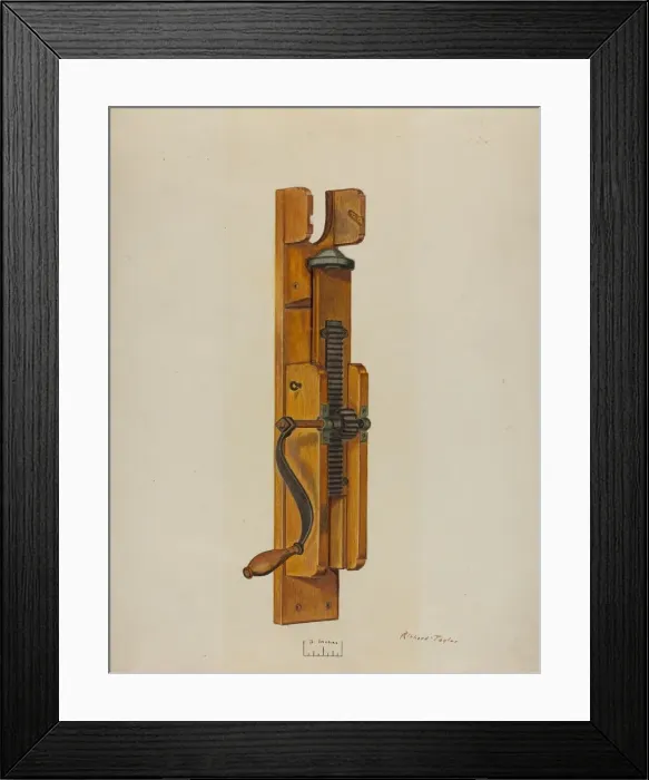 Framed Print : Bologna Stuffer, c. 1938. Creator: Richard Taylor Framed Print : Bologna Stuffer, c. 1938. Creator: Richard Taylor