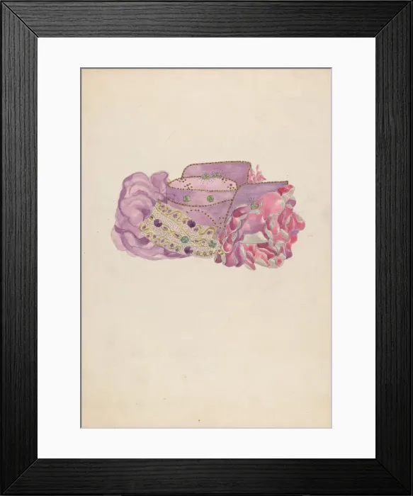 Framed Print : Hat, 1935 / 1942. Creator: Mae Szilvasy Framed Print : Hat, 1935 / 1942. Creator: Mae Szilvasy