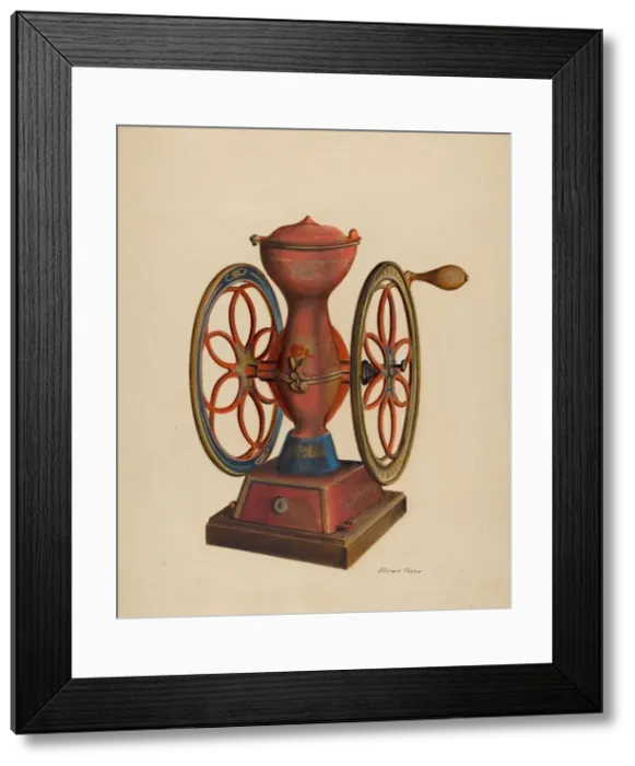 Framed Print : Coffee Grinder, c. 1940. Creator: Richard Taylor Framed Print : Coffee Grinder, c. 1940. Creator: Richard Taylor