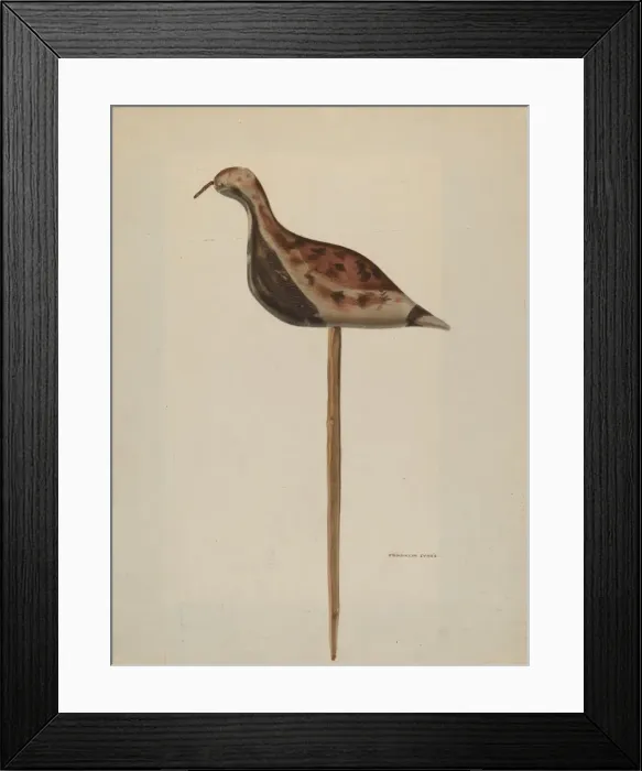 Framed Print : Decoy, c. 1940. Creator: Franklyn Syres Framed Print : Decoy, c. 1940. Creator: Franklyn Syres