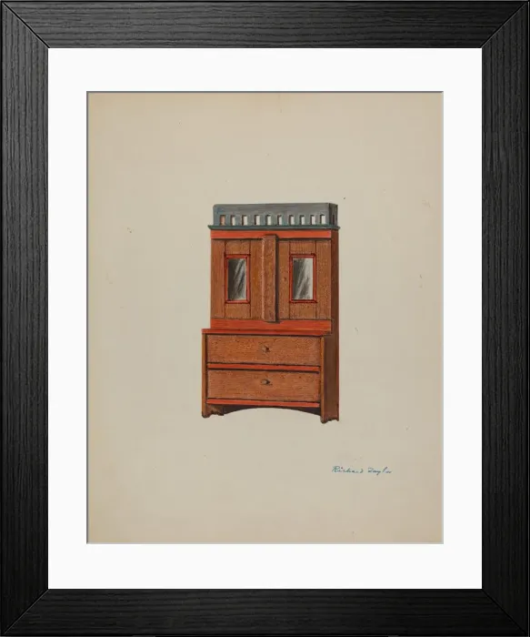 Framed Print : Toy Cupboard, c. 1939. Creator: Richard Taylor Framed Print : Toy Cupboard, c. 1939. Creator: Richard Taylor