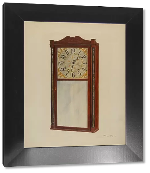 Mantle Clock, c. 1938. Creator: Richard Taylor