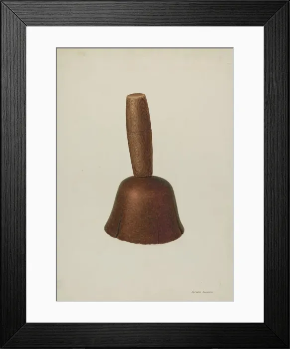 Framed Print : Sanctus Bell, 1937. Creator: Syrena Swanson Framed Print : Sanctus Bell, 1937. Creator: Syrena Swanson
