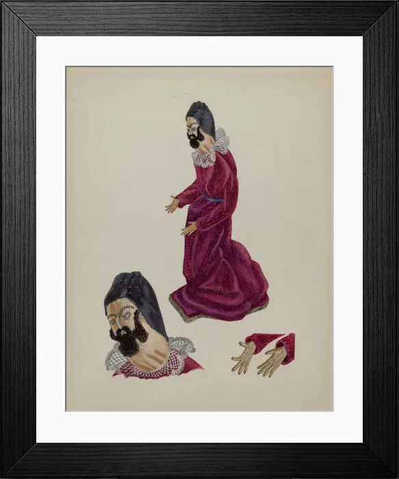 Framed Print : Rag Doll, c. 1936. Creator: Verna Tallman Framed Print : Rag Doll, c. 1936. Creator: Verna Tallman
