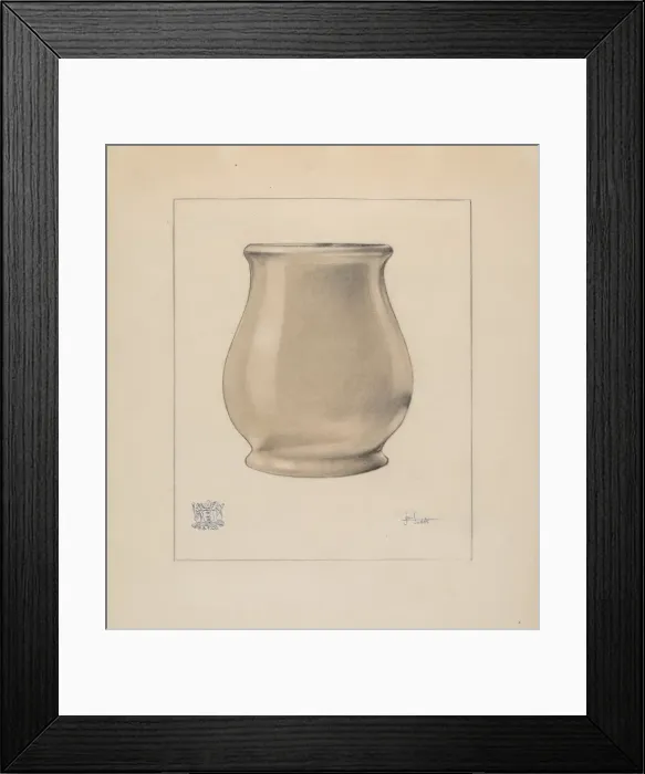 Framed Print : Waste Jar, c. 1937. Creator: Joseph Sudek Framed Print : Waste Jar, c. 1937. Creator: Joseph Sudek