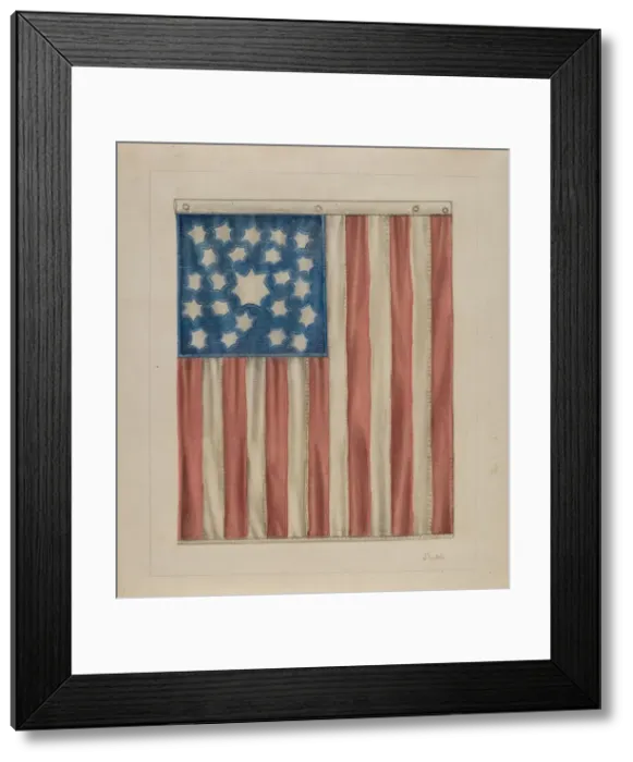Framed Print : Flag, c. 1936. Creator: Joseph Sudek Framed Print : Flag, c. 1936. Creator: Joseph Sudek