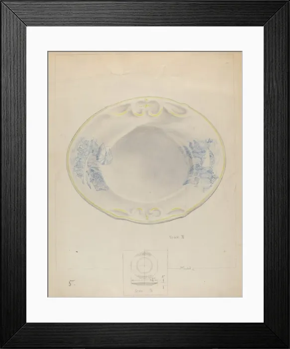 Framed Print : Platter, c. 1937. Creator: Joseph Sudek Framed Print : Platter, c. 1937. Creator: Joseph Sudek