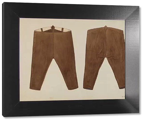 Trousers, c. 1936. Creator: Syrena Swanson