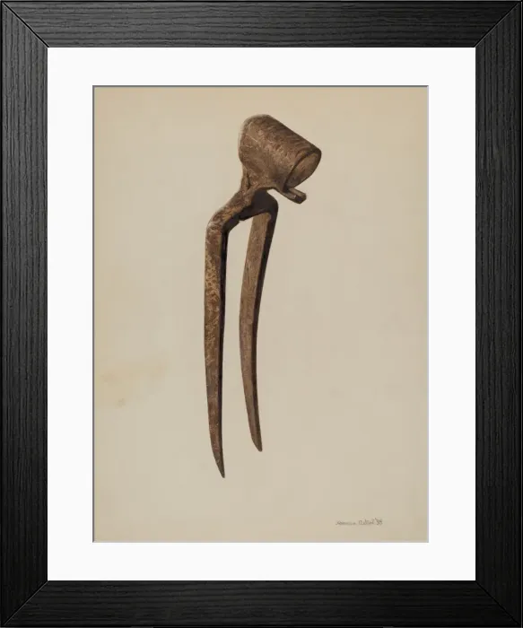 Framed Print : Grum Hoe, 1938. Creator: Herman O. Stroh Framed Print : Grum Hoe, 1938. Creator: Herman O. Stroh