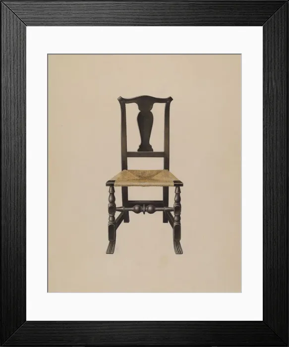 Framed Print : Chair, c. 1937. Creator: John Sullivan Framed Print : Chair, c. 1937. Creator: John Sullivan