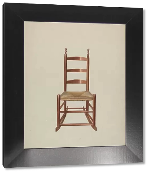 Ladder Rock Chair, 1937. Creator: John Sullivan