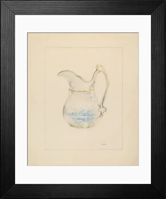 Framed Print : Pitcher, c. 1936. Creator: Joseph Sudek Framed Print : Pitcher, c. 1936. Creator: Joseph Sudek