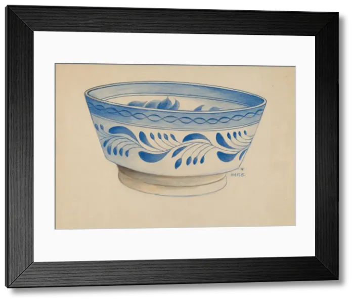 Framed Print : Fruit Bowl, c. 1936. Creator: Margaret Stottlemeyer Framed Print : Fruit Bowl, c. 1936. Creator: Margaret Stottlemeyer