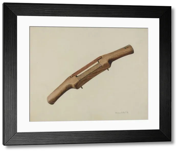 Framed Print : Spokeshave, 1938. Creator: Herman O. Stroh Framed Print : Spokeshave, 1938. Creator: Herman O. Stroh