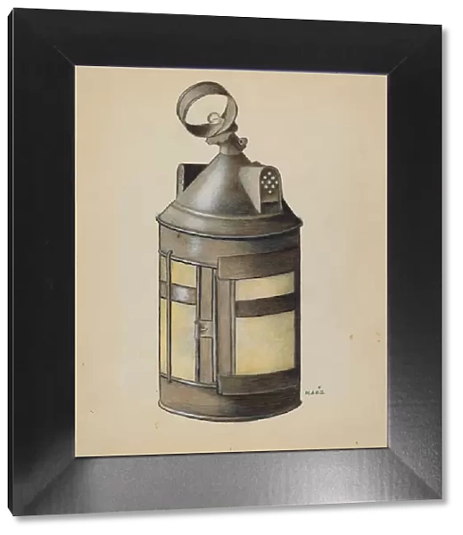 Dormer Window Lantern, c. 1936. Creator: Margaret Stottlemeyer
