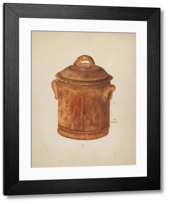 Framed Print : Jar, 1935 / 1942. Creator: Margaret Stottlemeyer Framed Print : Jar, 1935 / 1942. Creator: Margaret Stottlemeyer