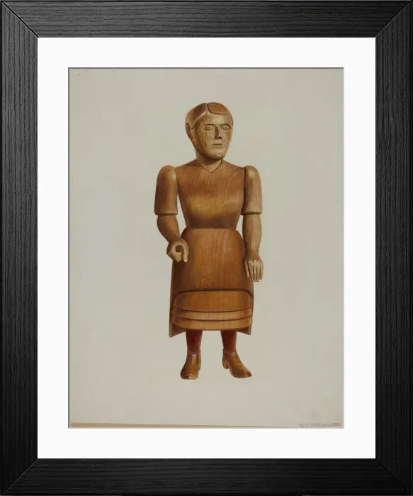 Framed Print : Doll, 1938. Creator: John Sullivan Framed Print : Doll, 1938. Creator: John Sullivan