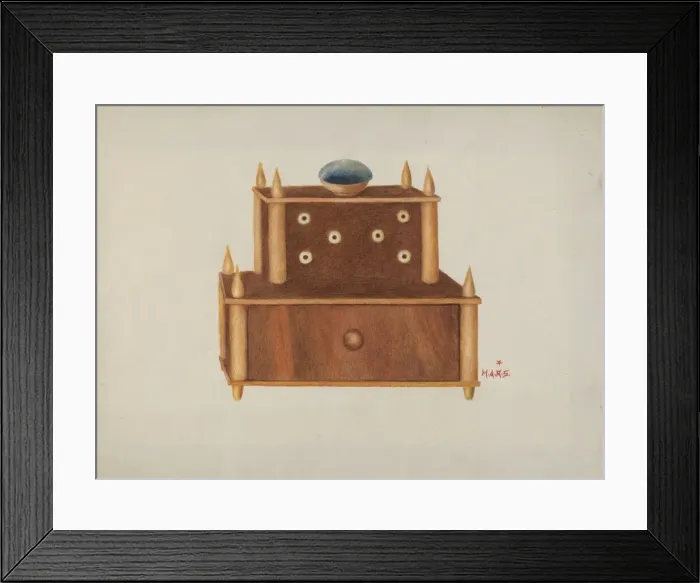 Framed Print : Bureau, 1935  /  1942. Creator: Margaret Stottlemeyer