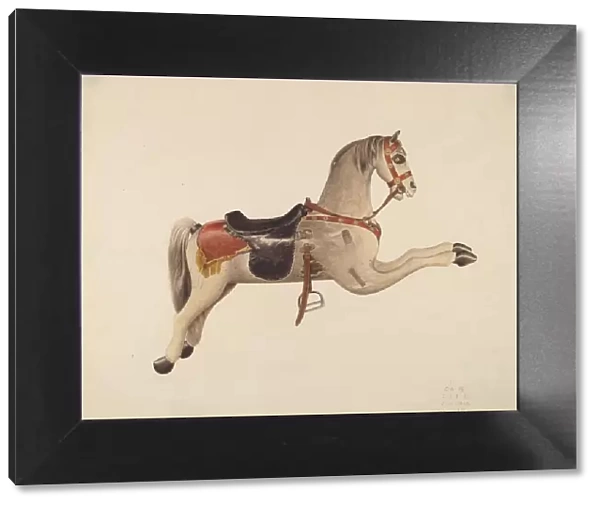 Carousel Horse, c. 1938. Creator: John Sullivan
