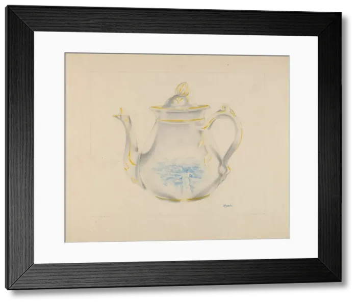 Framed Print : Teapot, probably 1936. Creator: Joseph Sudek Framed Print : Teapot, probably 1936. Creator: Joseph Sudek