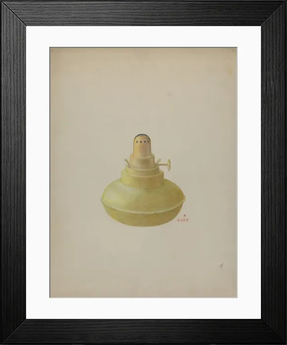 Framed Print : Lamp, 1935 / 1942. Creator: Margaret Stottlemeyer Framed Print : Lamp, 1935 / 1942. Creator: Margaret Stottlemeyer