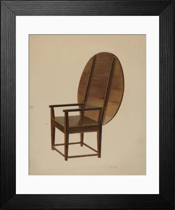 Framed Print : Combination Table and Chair (as chair), c. 1938. Creator: Joseph Sudek Framed Print : Combination Table and Chair (as chair), c. 1938. Creator: Joseph Sudek