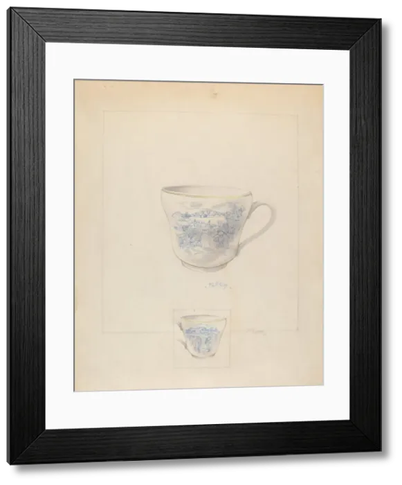 Framed Print : Cup, c. 1936. Creator: Joseph Sudek