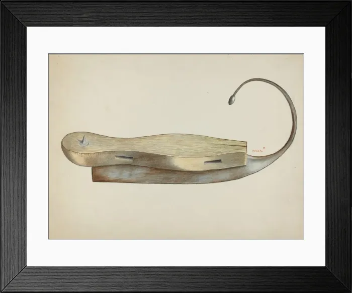 Framed Print : Ice Skate, c. 1937. Creator: Margaret Stottlemeyer Framed Print : Ice Skate, c. 1937. Creator: Margaret Stottlemeyer