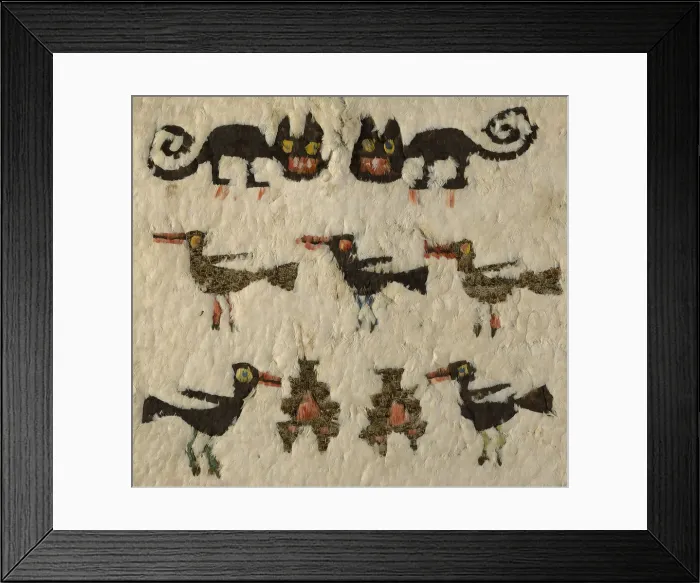 Framed Print : Feathered Tunic, Peru, 1470 / 1532. Creator: Unknown Framed Print : Feathered Tunic, Peru, 1470 / 1532. Creator: Unknown
