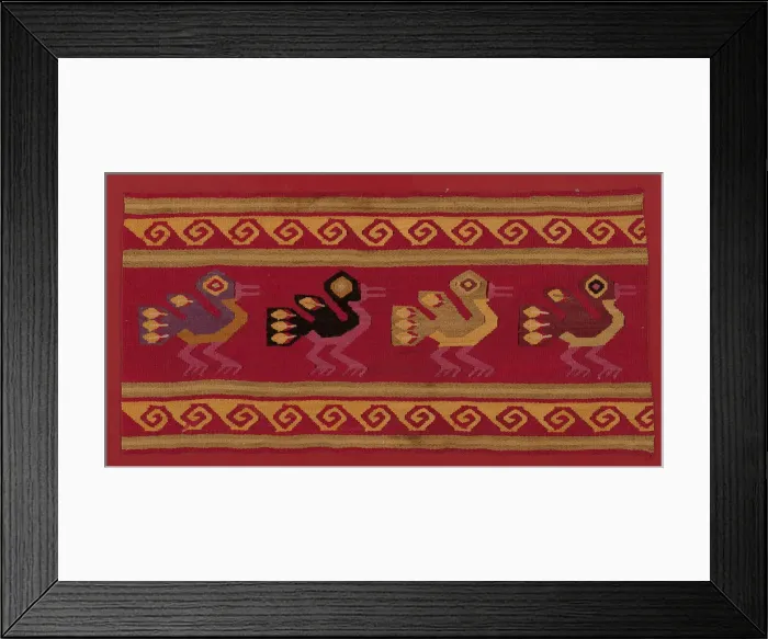 Framed Print : Border, Peru, A. D. 1000 / 1476. Creator: Unknown Framed Print : Border, Peru, A. D. 1000 / 1476. Creator: Unknown
