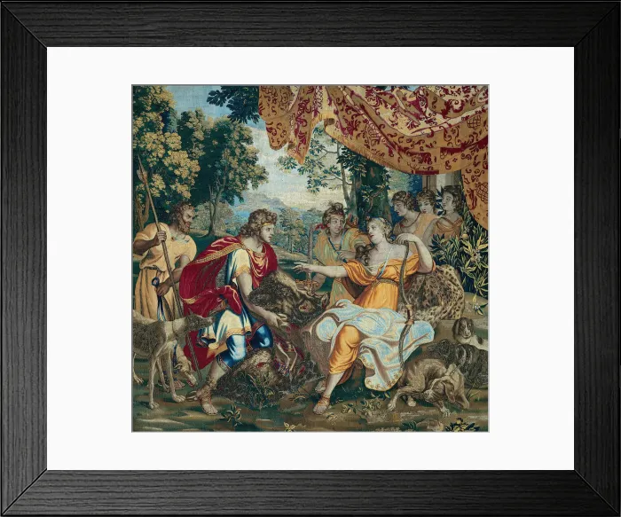 Framed Print : The Offering of the Boars Head, from The Story of Meleager and Atalanta, Brussels Framed Print : The Offering of the Boars Head, from The Story of Meleager and Atalanta, Brussels