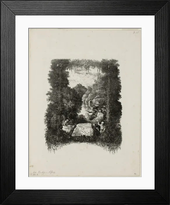 Framed Print : Frontispiece for Fables and Tales by Hippolyte de Thierry-Faletans, 1868 Framed Print : Frontispiece for Fables and Tales by Hippolyte de Thierry-Faletans, 1868