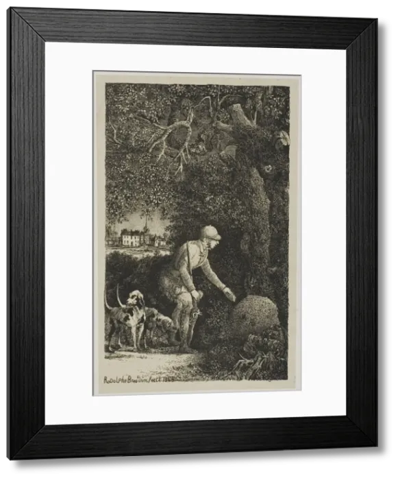 Framed Print : The Diplomat and the Anthill, Illustration for Fables and Tales by Hippolyte de Framed Print : The Diplomat and the Anthill, Illustration for Fables and Tales by Hippolyte de
