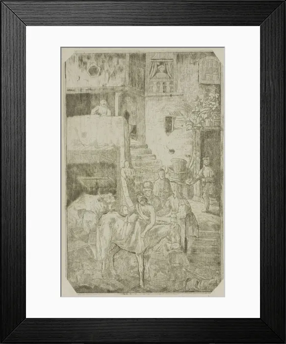 Framed Print : The Good Samaritan, n. d. Creator: Rodolphe Bresdin Framed Print : The Good Samaritan, n. d. Creator: Rodolphe Bresdin