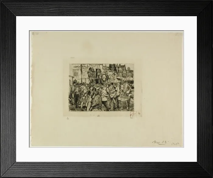 Framed Print : An Illustration, 1883. Creator: Robert Frederick Blum Framed Print : An Illustration, 1883. Creator: Robert Frederick Blum