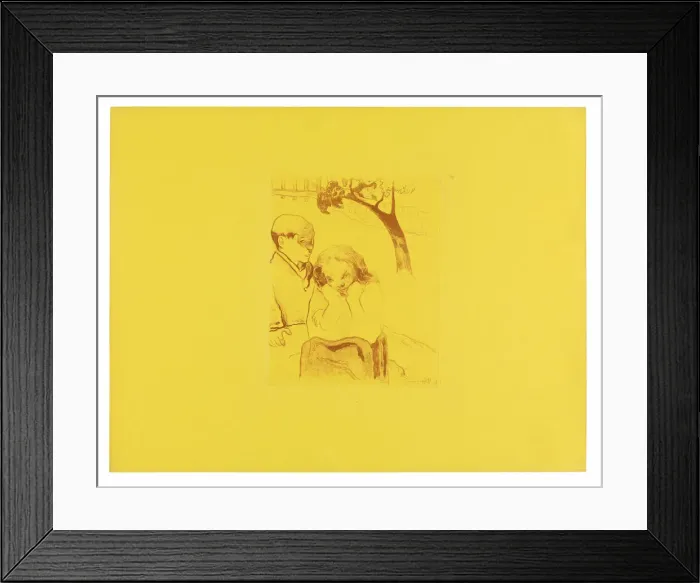 Framed Print : Human Miseries, from the Volpini Suite, 1889. Creator: Paul Gauguin Framed Print : Human Miseries, from the Volpini Suite, 1889. Creator: Paul Gauguin