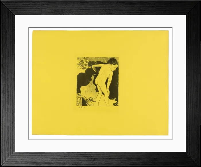 Framed Print : Breton Bathers, from the Volpini Suite, 1889. Creator: Paul Gauguin Framed Print : Breton Bathers, from the Volpini Suite, 1889. Creator: Paul Gauguin