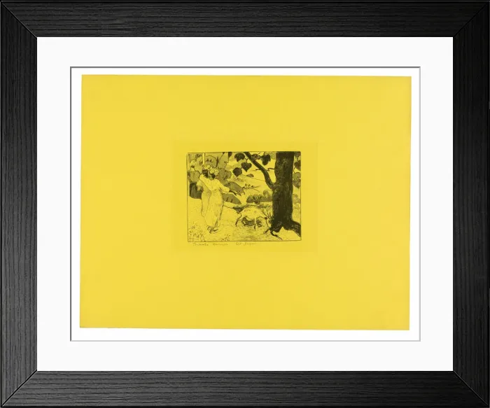 Framed Print : Pastorales Martinique (Martinique Pastorals), from the Volpini Suite, 1889 Framed Print : Pastorales Martinique (Martinique Pastorals), from the Volpini Suite, 1889