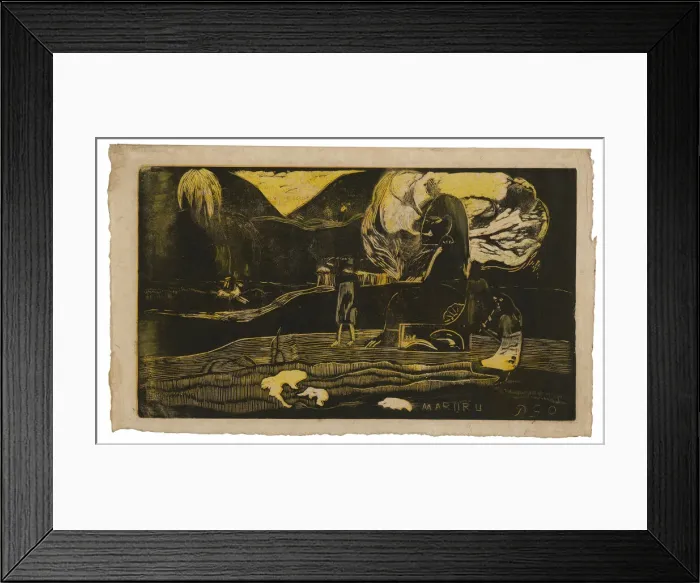 Framed Print : Maruru (Offerings of Gratitude), from the Noa Noa Suite, 1893 / 94. Creator: Paul Gauguin Framed Print : Maruru (Offerings of Gratitude), from the Noa Noa Suite, 1893 / 94. Creator: Paul Gauguin