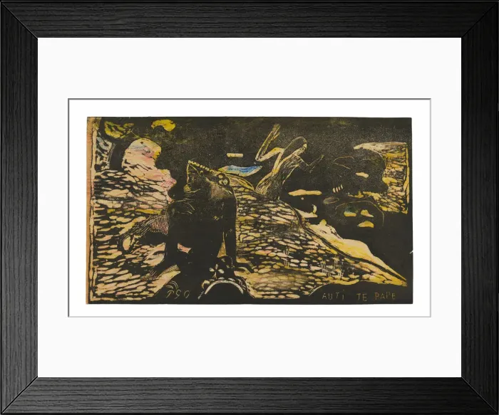 Framed Print : Auti te pape (Women at the River), from the Noa Noa Suite, 1893 / 94. Creator: Paul Gauguin Framed Print : Auti te pape (Women at the River), from the Noa Noa Suite, 1893 / 94. Creator: Paul Gauguin