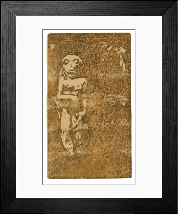Framed Print : Oviri, 1894. Creator: Paul Gauguin Framed Print : Oviri, 1894. Creator: Paul Gauguin