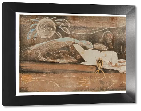 Te po (The Night) from the Noa Noa Suite, 1893  /  94. Creator: Paul Gauguin